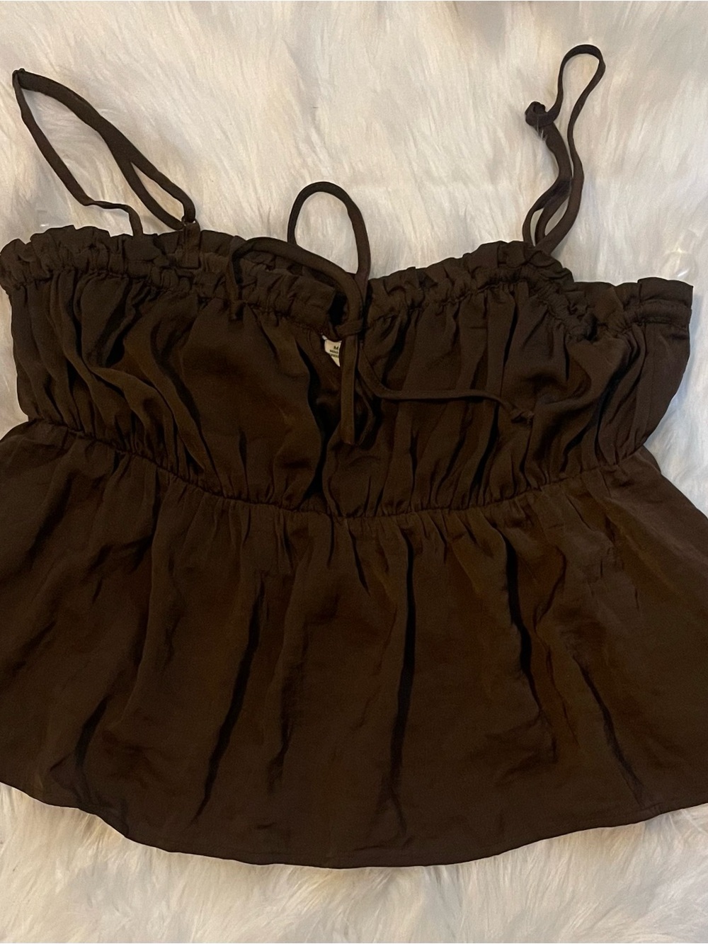 AE Tie Front Cami Tank Top BNWT